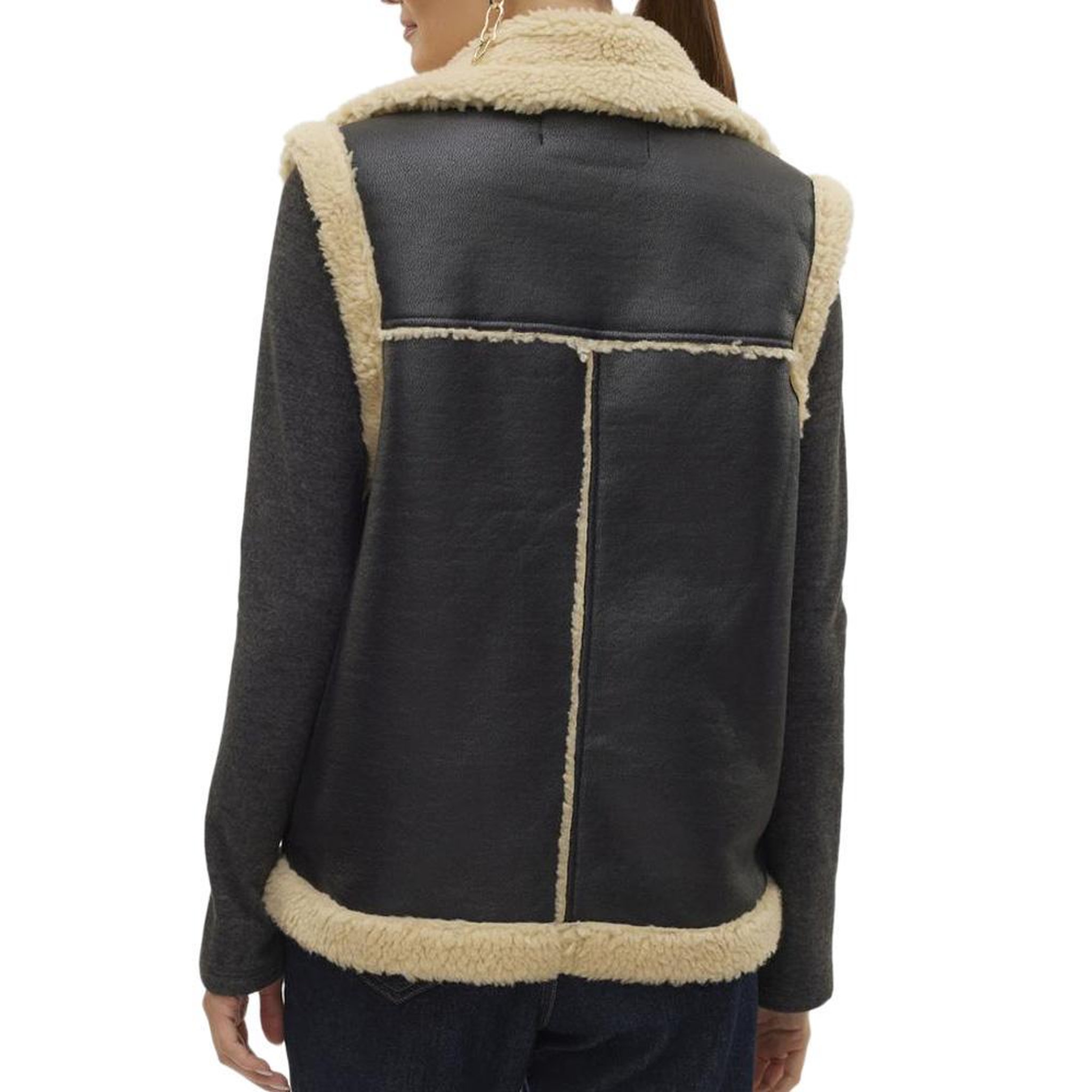 Voir la diapositive 2 : Vero Moda Veste Sans Manches /Écru Femme Vero Moda Waistcoat