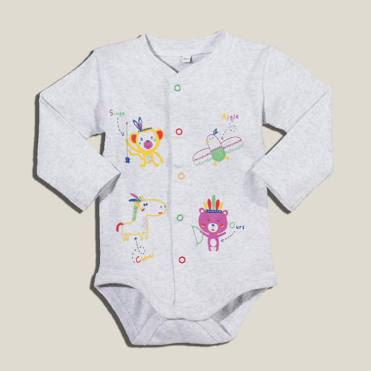 Body ouverture devant bébé