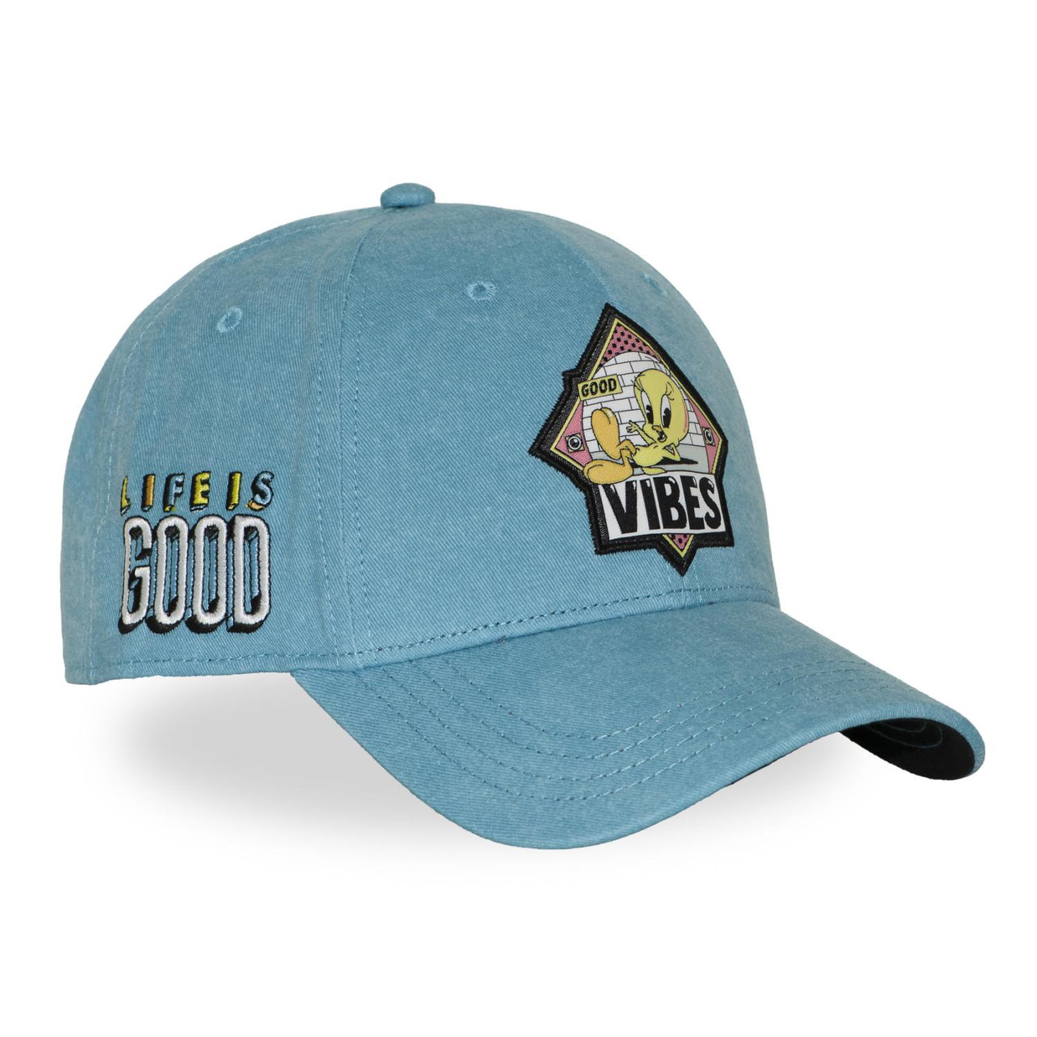 Voir la diapositive 4 : CAPSLAB Casquette trucker looney tunes tweety  life is good