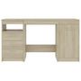 Voir la diapositive 4 : VIDAXL Bureau Chene sonoma 140x50x76 cm Bois d'ingenierie