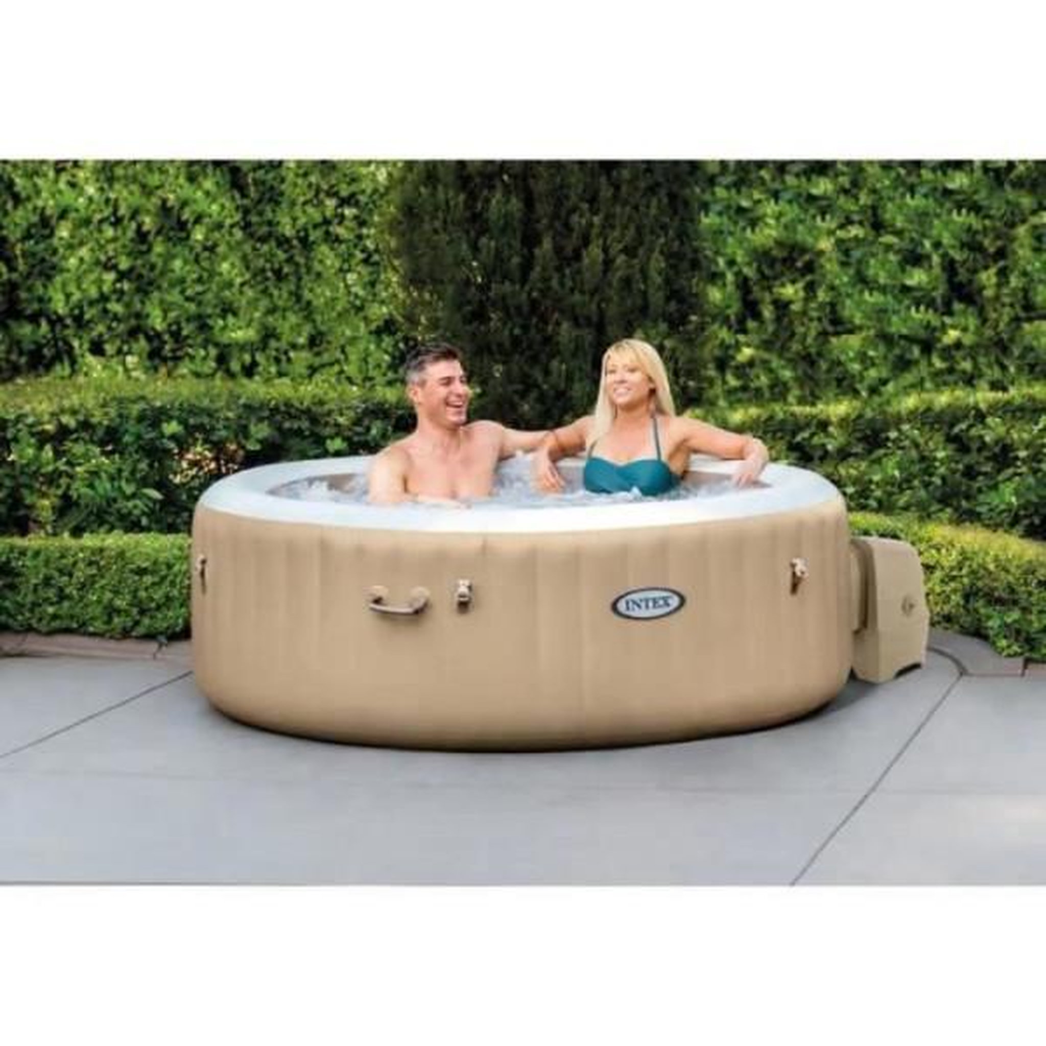Voir la diapositive 2 : INTEX Spa gonflable INTEX - Sahara - 196 x 71 cm - 4 places - Rond - 28426EX