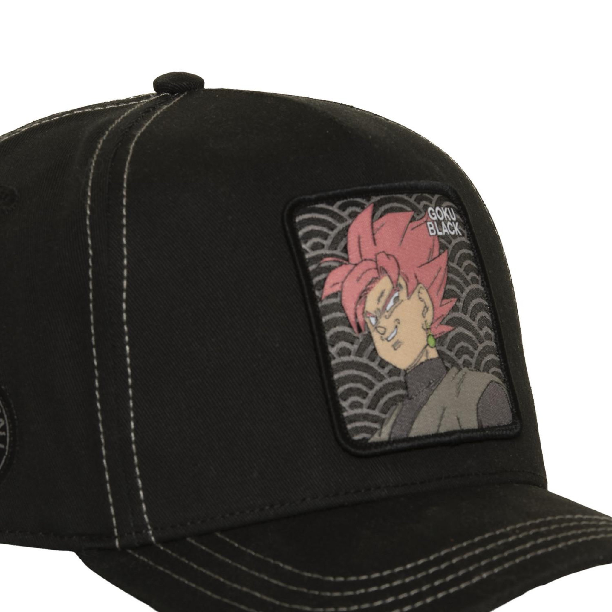 Voir la diapositive 3 : CAPSLAB Casquette trucker avec patch dragon ball super black