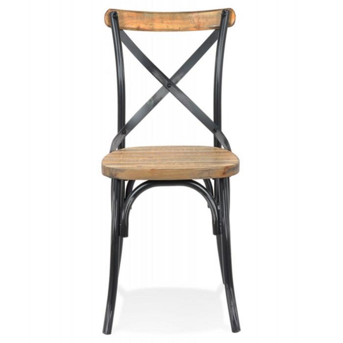 Paris Prix Chaise Rustique  Joann  89cm Naturel & Noir