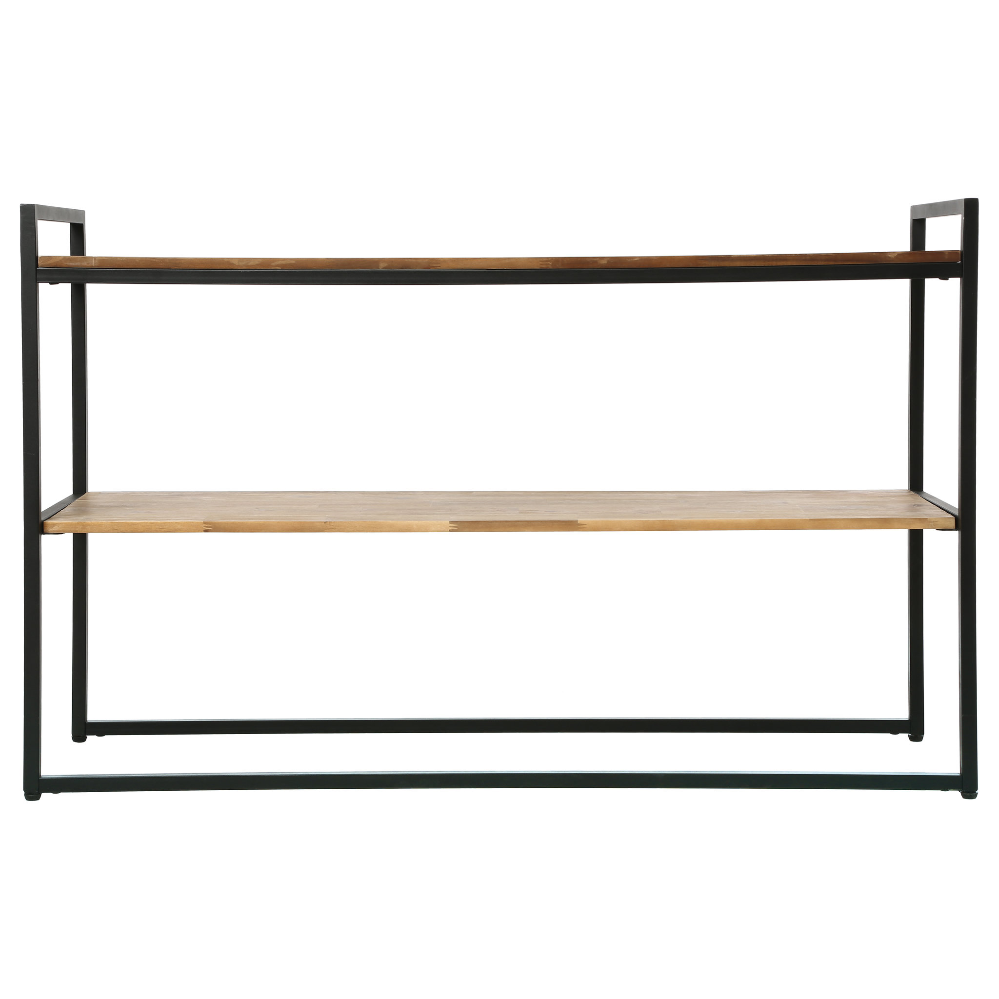 Voir la diapositive 2 : ATMOSPHERA Console métal et Acacia 2 plateaux L120cm ELEORA