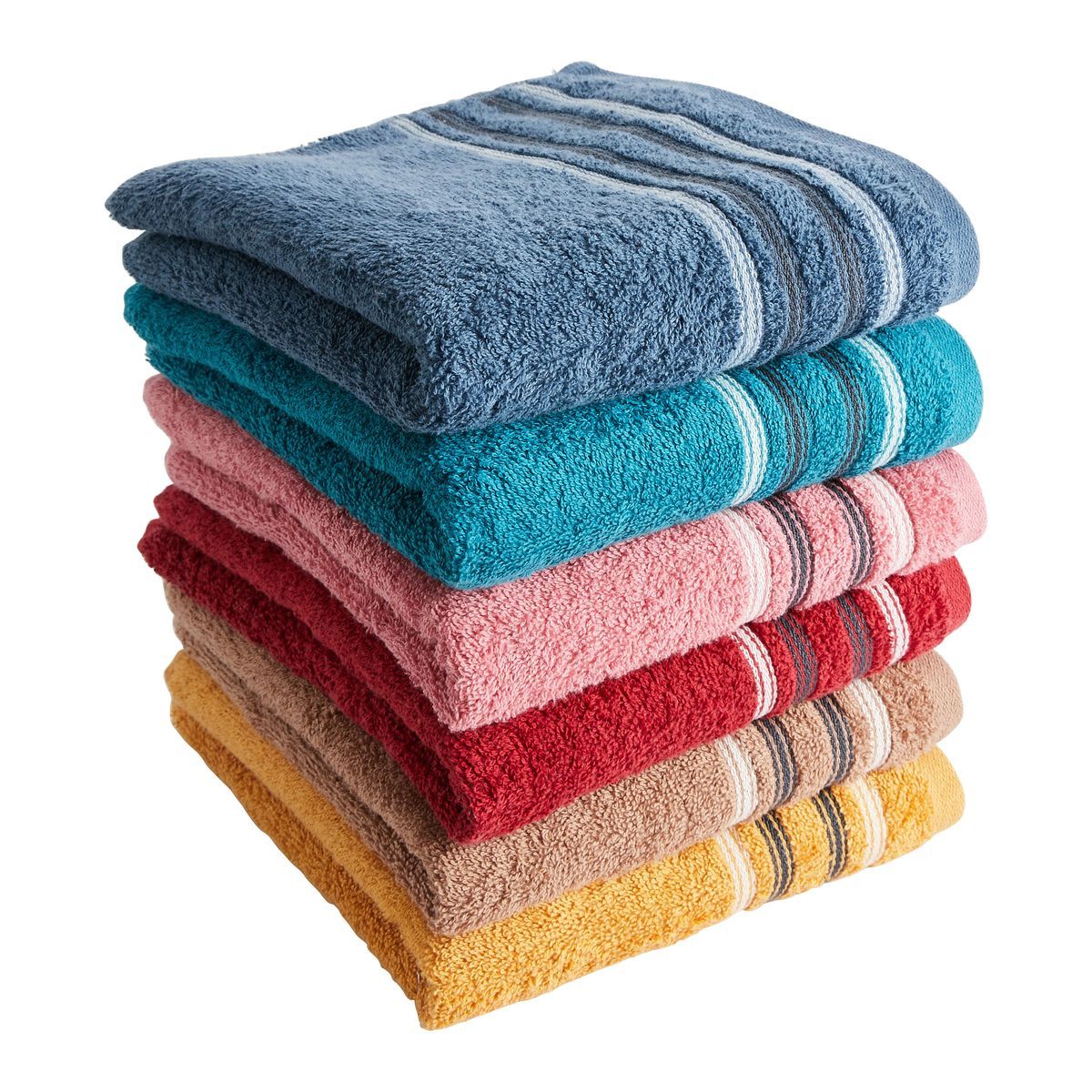 ACTUEL Drap de douche fantaisie en coton 360 gsm