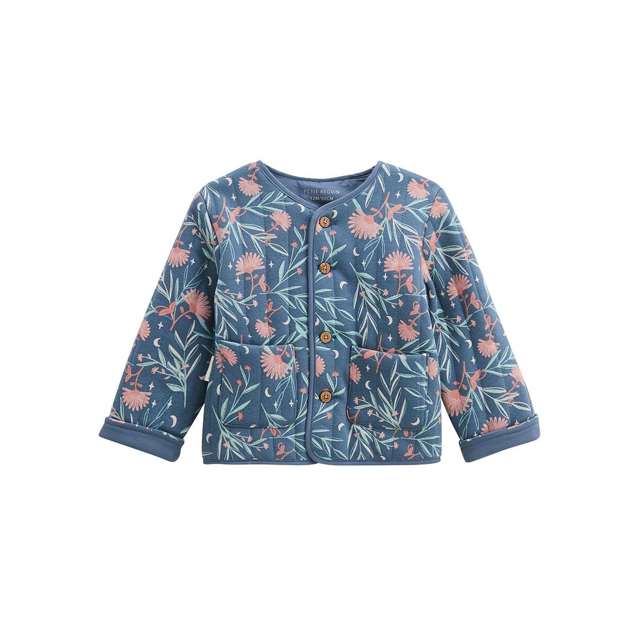 Voir la diapositive 1 : Petit Béguin Veste enfant en coton matelassé Dina