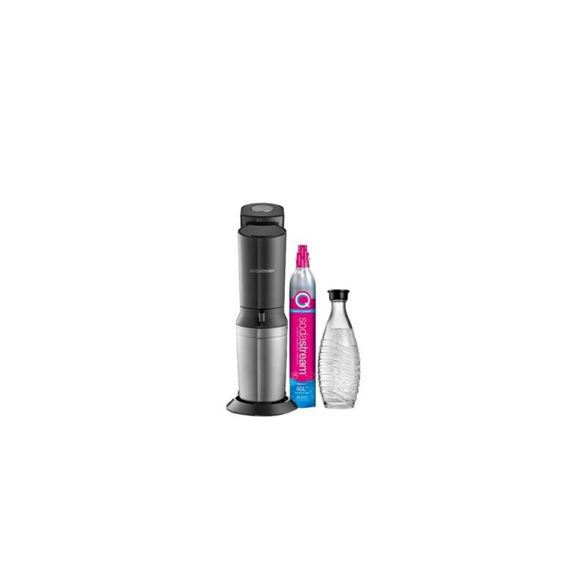 SODASTREAM SodaStream Soda Maker Crystal 3 0 Promopack QC black Schwarz incl 3 Glasbottles (1016413490)