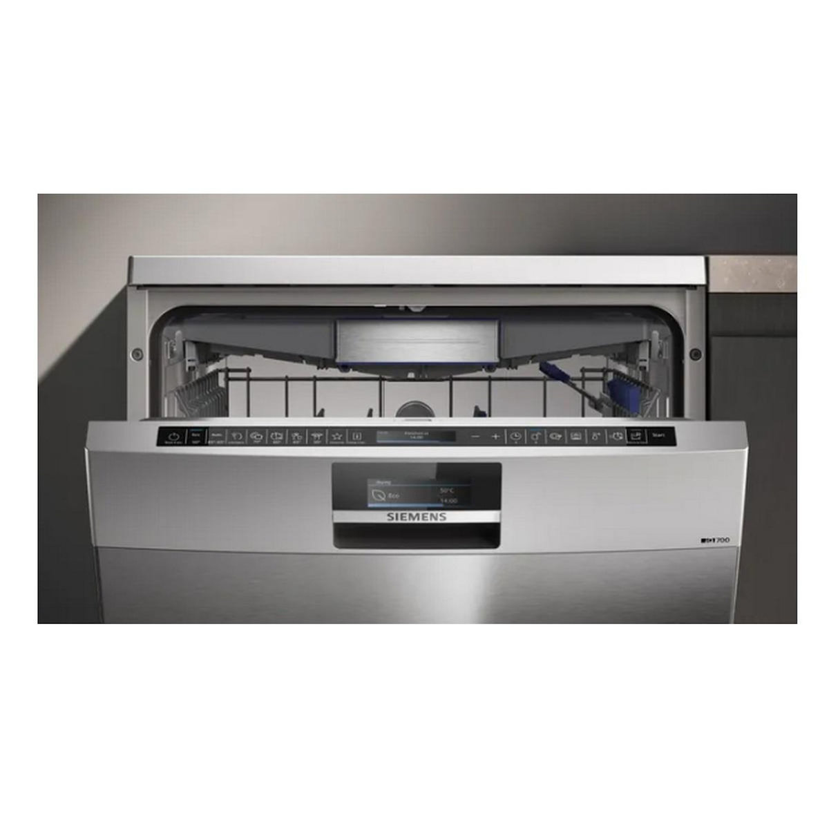 Siemens Lave-vaisselle 60cm 14couverts 44db acier brossé - SN27TI00CE