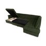 Voir la diapositive 3 : BEST MOBILIER Chuck - canapé panoramique xxl - convertible avec coffre - 7 places - droit
