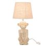 Voir la diapositive 2 : Paris Prix Lampe à Poser Design  Singe Ciment  46cm Beige