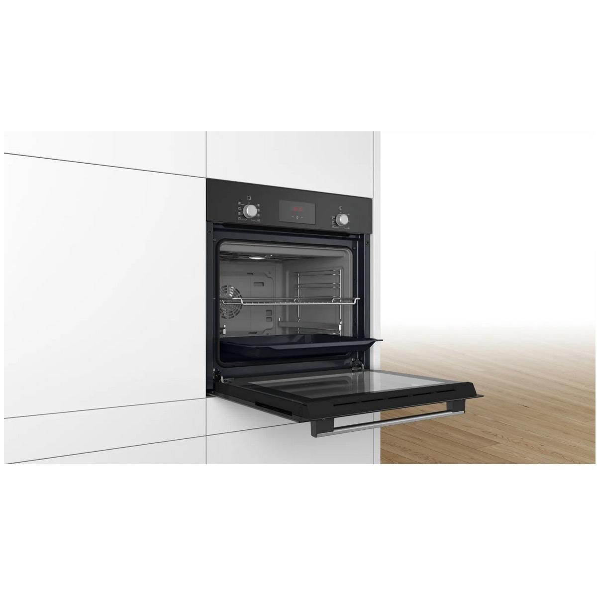 BOSCH Four intégrable 66l 60cm a ecoclean noir - HBF153EB0