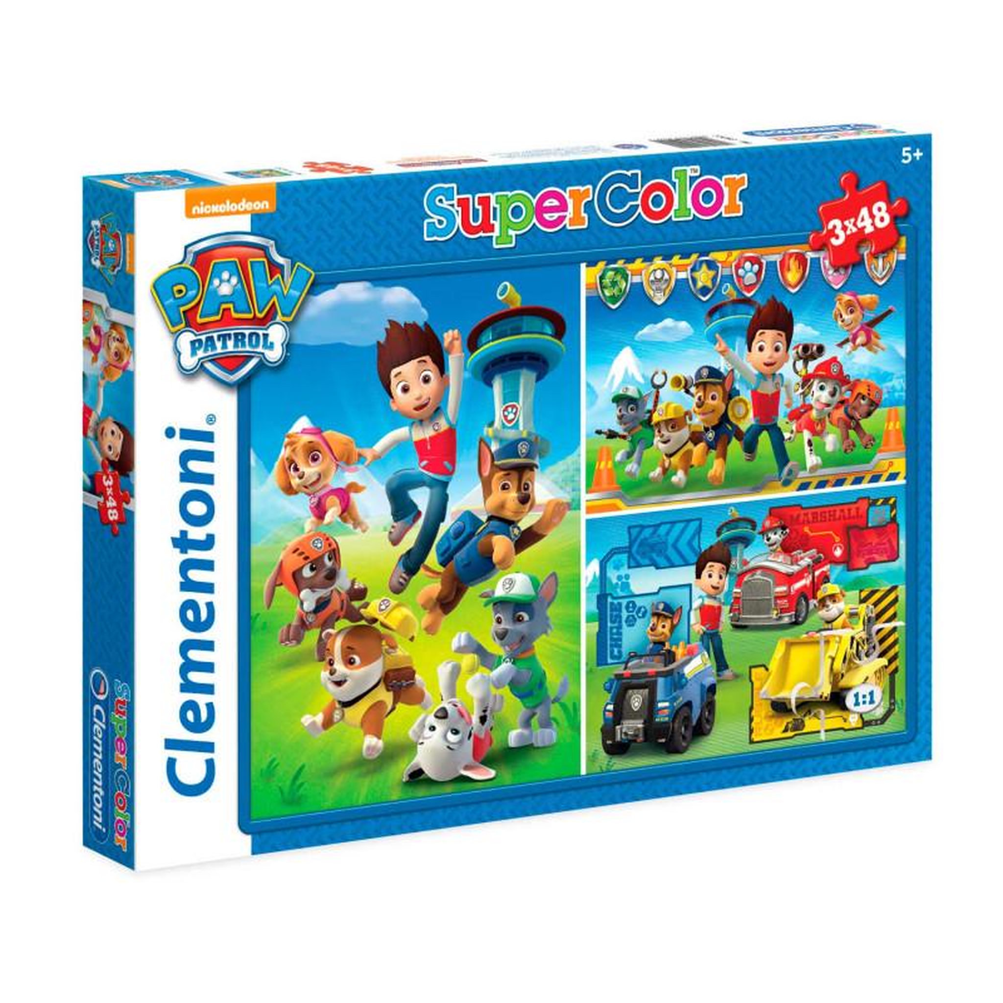 Voir la diapositive 1 : CLEMENTONI Clementoni Puzzle Paw Patrol, 3x48pcs.