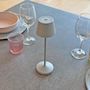 Voir la diapositive 4 : Lumisky Lampe de table sans fil EMILY Gris Aluminium H20cm