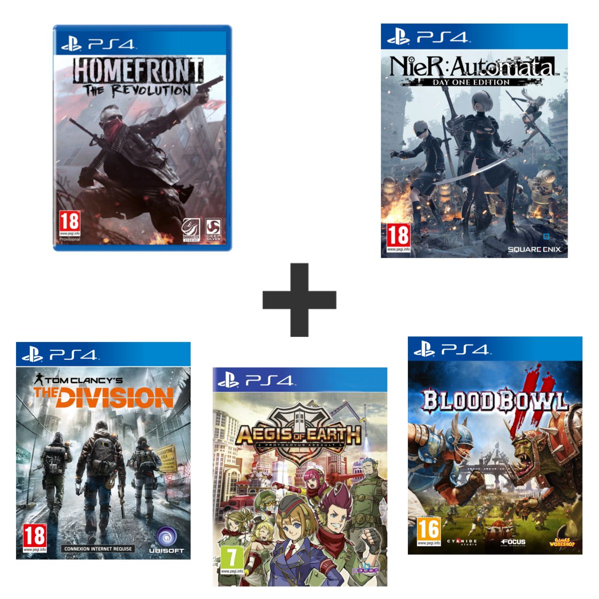 Exclu Web Lot jeux PS4