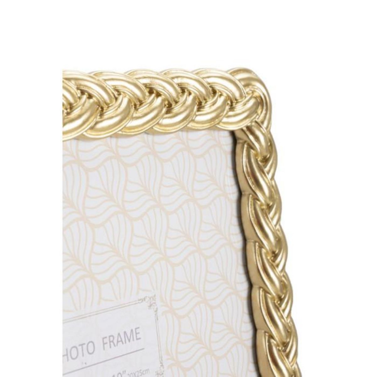 Paris Prix Cadre Photo Déco Tressé  Rope  20x25cm Or