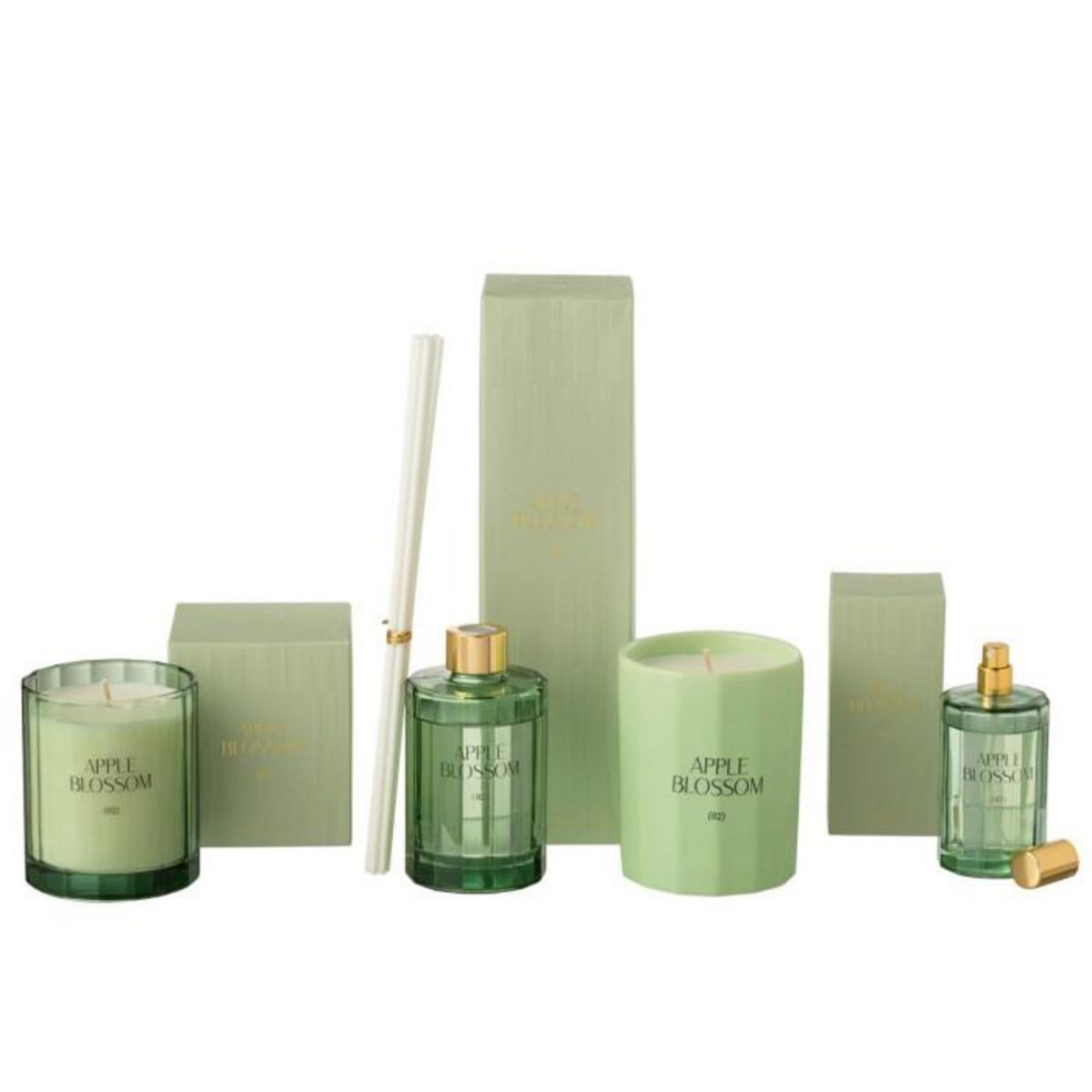 Paris Prix Bougie Parfumée Design  Elie  10cm Apple Blossom