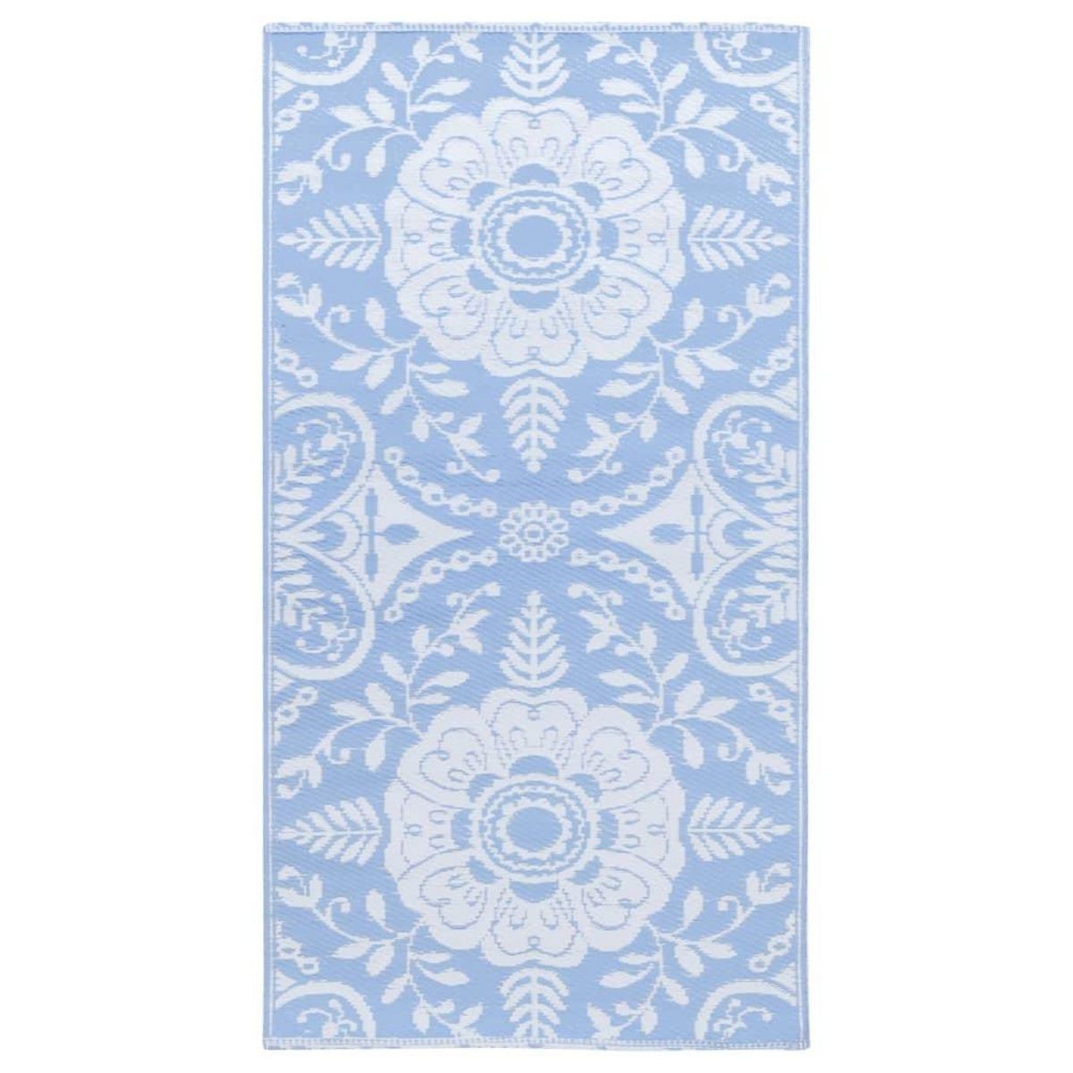 VIDAXL Tapis d'exterieur ARAKIL Bleu azure 80x150 cm PP