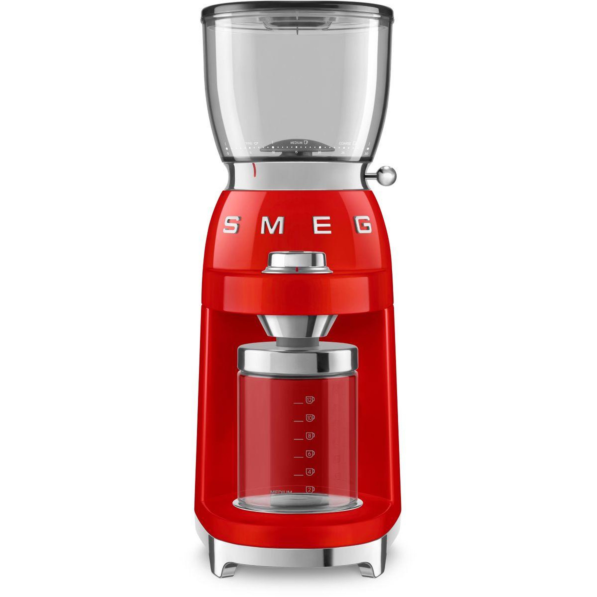 SMEG Moulin à café CGF01RDEU Rouge