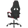 Voir la diapositive 5 : VIDAXL Chaise de jeu Noir et rouge Similicuir