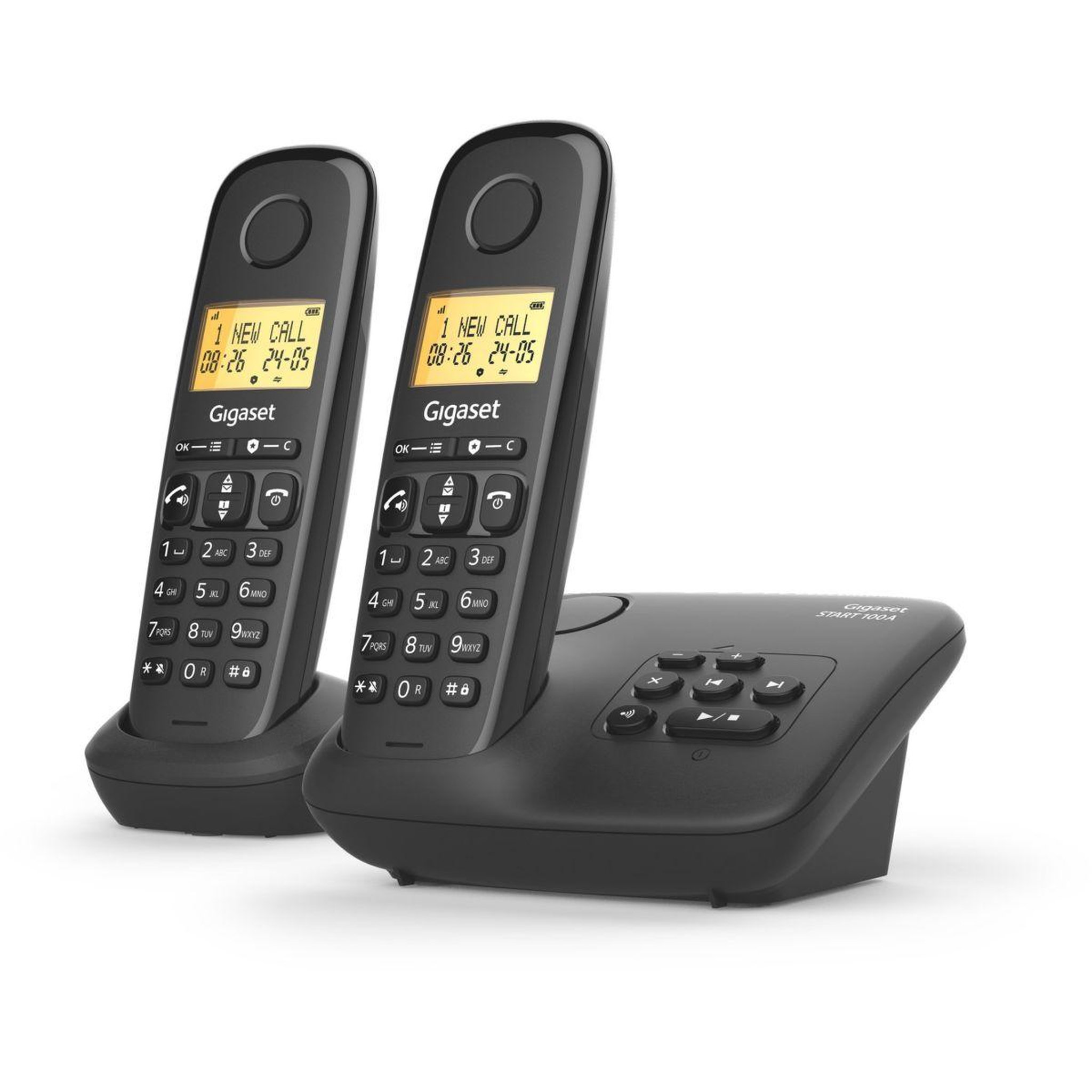 Voir la diapositive 2 : GIGASET Téléphone sans fil BASIC 100A DUO