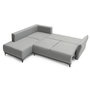 Voir la diapositive 2 : LISA DESIGN Arya - canapé d'angle convertible - avec coffre - 5 places - style contemporain - gauche
