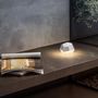 Voir la diapositive 2 : Lumisky Lampe de table design STONE Blanc Aluminium H33cm