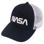 NASA Sac à dos 1 compartiment noir et blanc NASA + casquette noire et blanche NASA