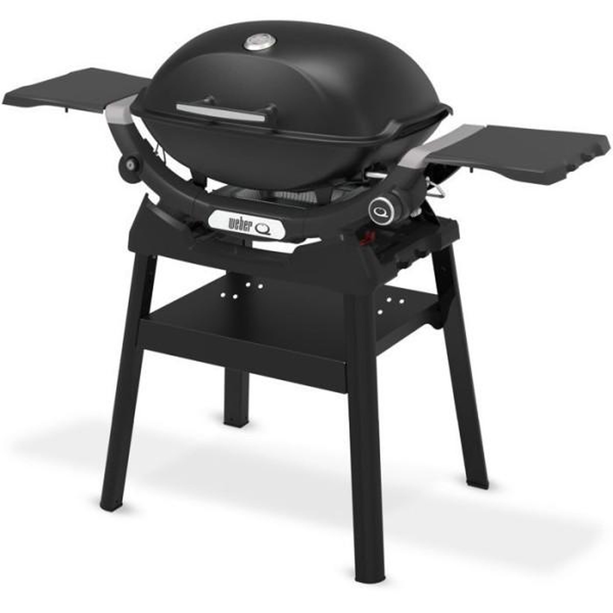 Voir la diapositive 2 : AAAAA Barbecue a gaz - Weber - Q2200N avec stand - 4,11kW - 1 brûleur - Fonte émaillée - Allumage piézoélectronique - Noir