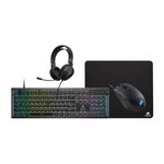 Corsair Pack Gaming CORSAIR 4 en 1 - Clavier K55 + Souris gaming HARPOON RGB PRO + Tapis de souris MM100 + Casque multiplateforme HS35