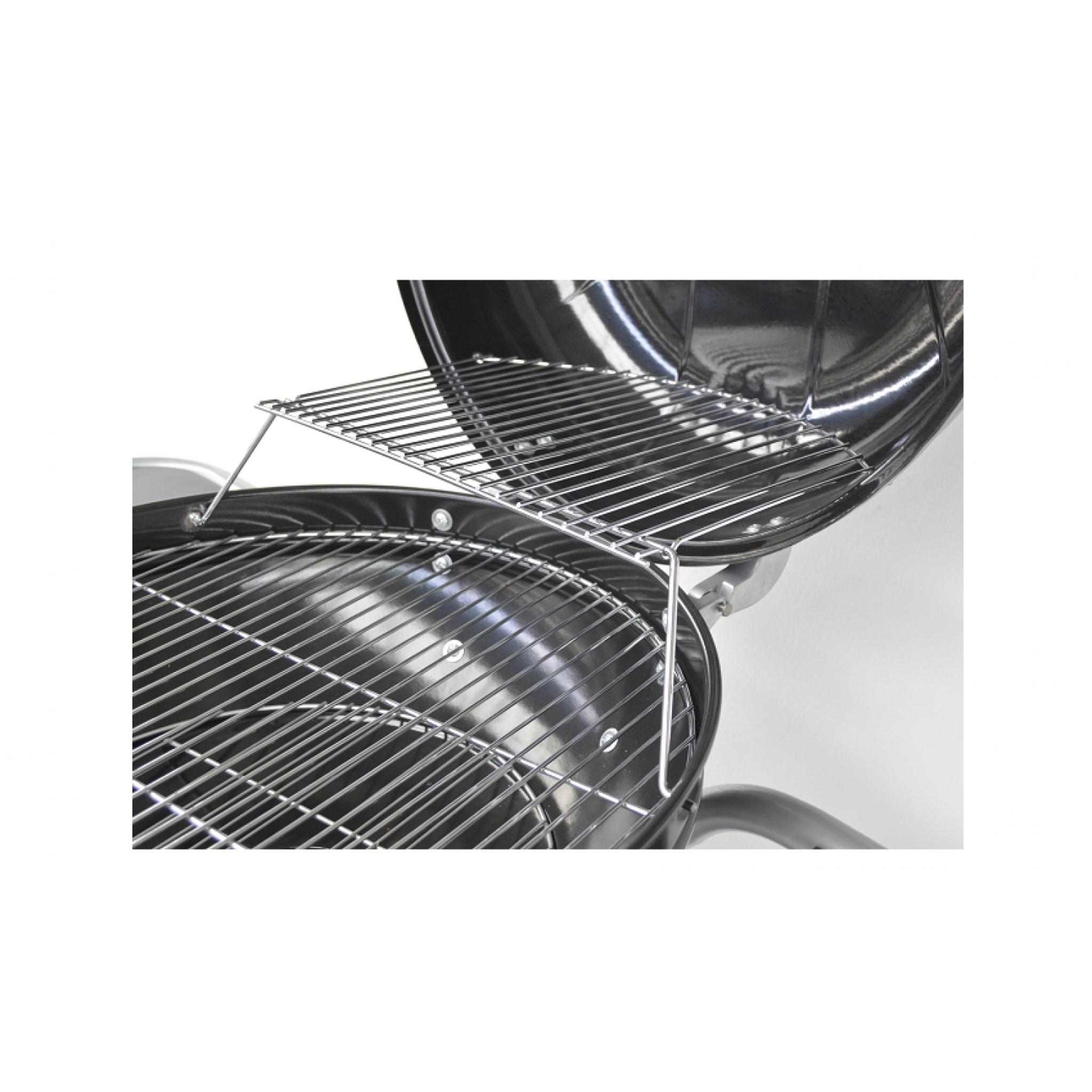 Voir la diapositive 3 : CONCEPT USINE Barbecue bois ou charbon avec couvercle et 3 servantes AUSTIN