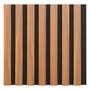 Voir la diapositive 2 : ATMOSPHERA Lot de 3 Panneaux Déco  Colva  30x30cm Marron