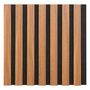 Voir la diapositive 2 : ATMOSPHERA Lot de 3 Panneaux Déco  Colva  30x30cm Marron