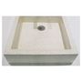 Voir la diapositive 2 : ONDEE TIMBRE Vasque 60x40cm CREME