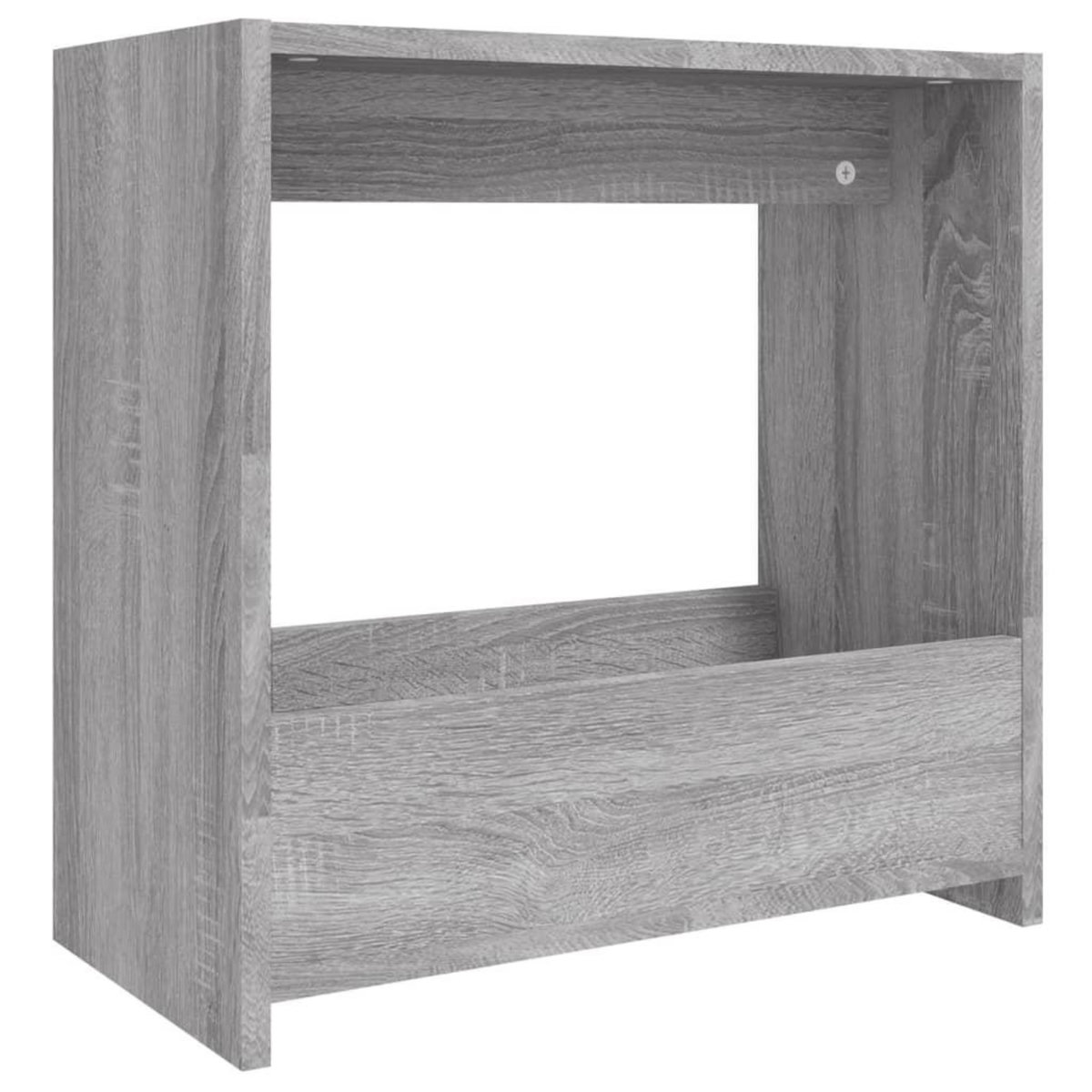 VIDAXL Table d'appoint Sonoma gris 50x26x50 cm Bois d'ingenierie
