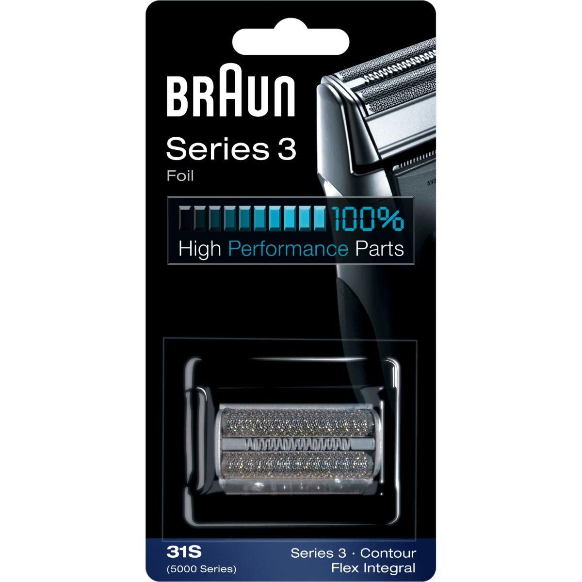 BRAUN Tête de rasoir 31S serie 3