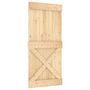 Voir la diapositive 2 : VIDAXL Porte NARVIK 95x210 cm bois massif de pin