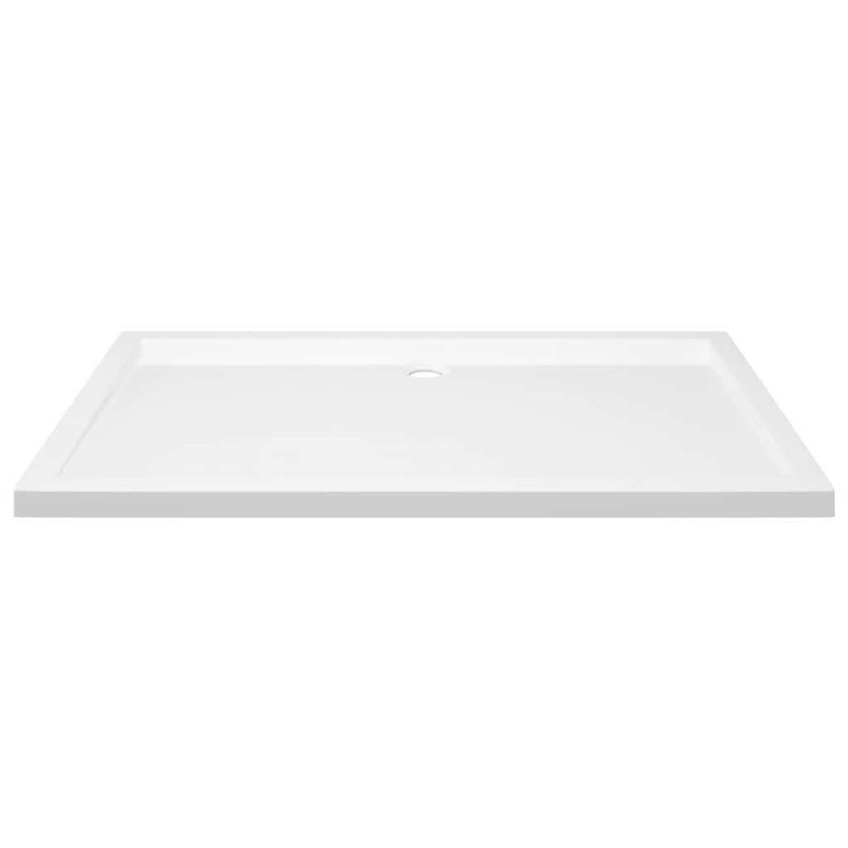 VIDAXL Receveur de douche rectangulaire ABS Blanc 70x120 cm