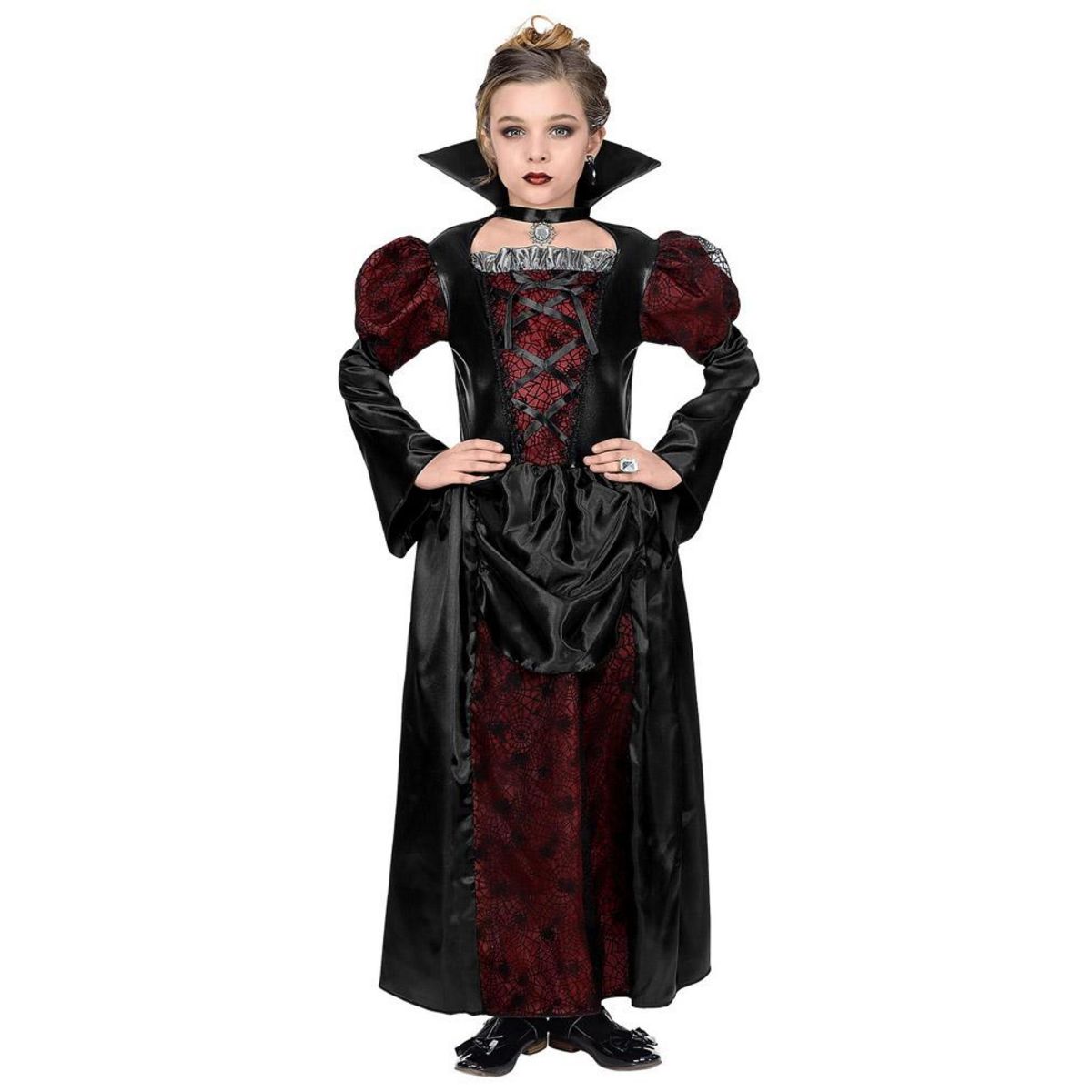 WIDMANN Déguisement de Vampiresse - Enfant - 5/7 ans (110 à 122 cm)