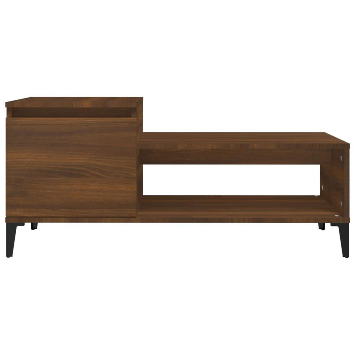 VIDAXL Table basse Chene marron 100x50x45 cm Bois d'ingenierie