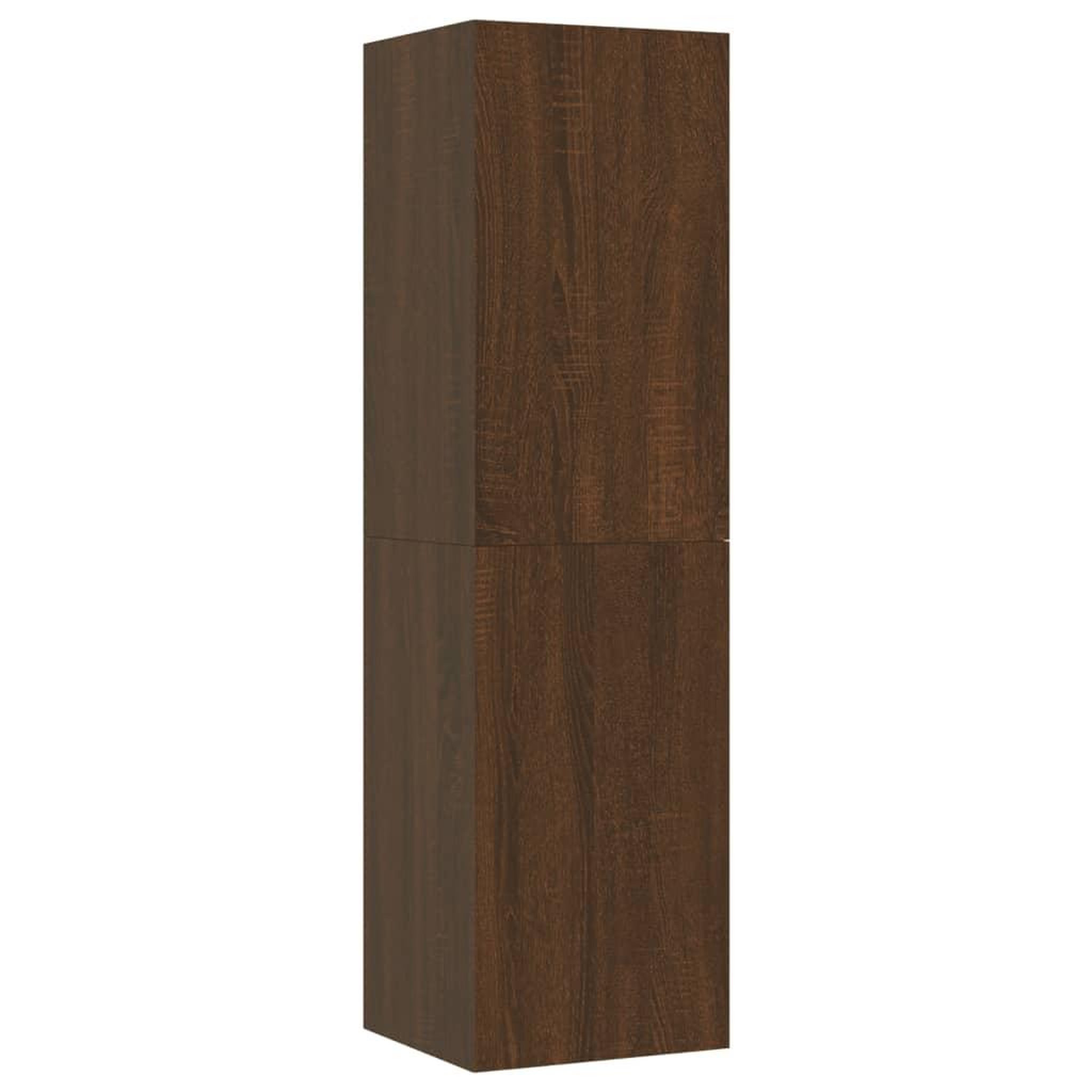 Voir la diapositive 2 : VIDAXL Meuble TV mural Chene marron 30,5x30x110 cm