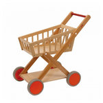 EDUCO Chariot de supermarché en bois - jeu Montessori