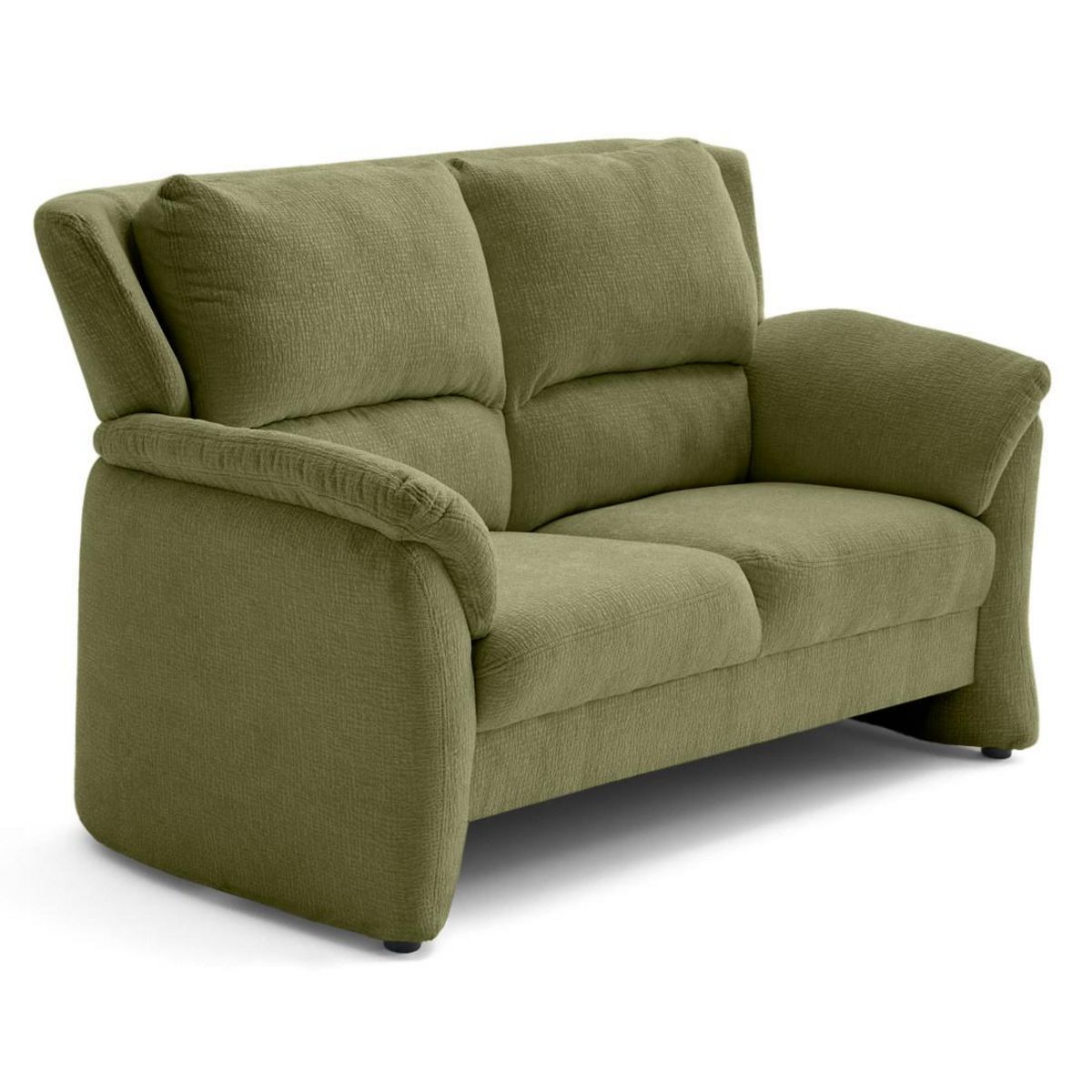 LISA DESIGN Bastille - canapé droit 2 places en tissu velours relief