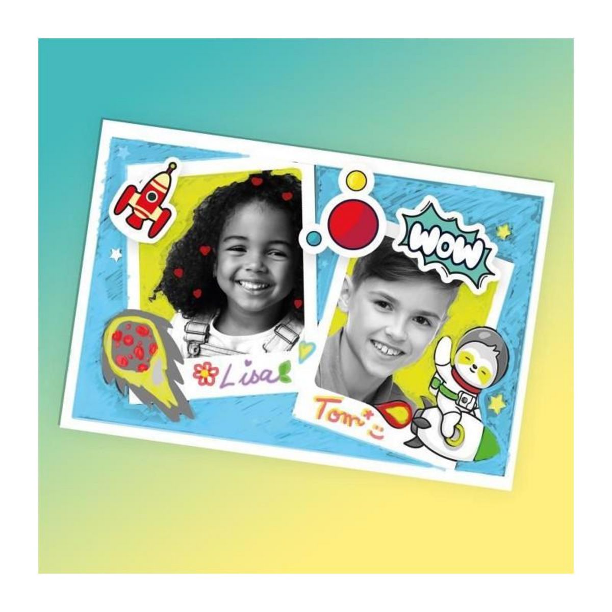 Canal Toys PHOTO CREATOR - Appareil Photo a impression instantanée Junior - Theme fusée - CLK 011 - Canal Toys