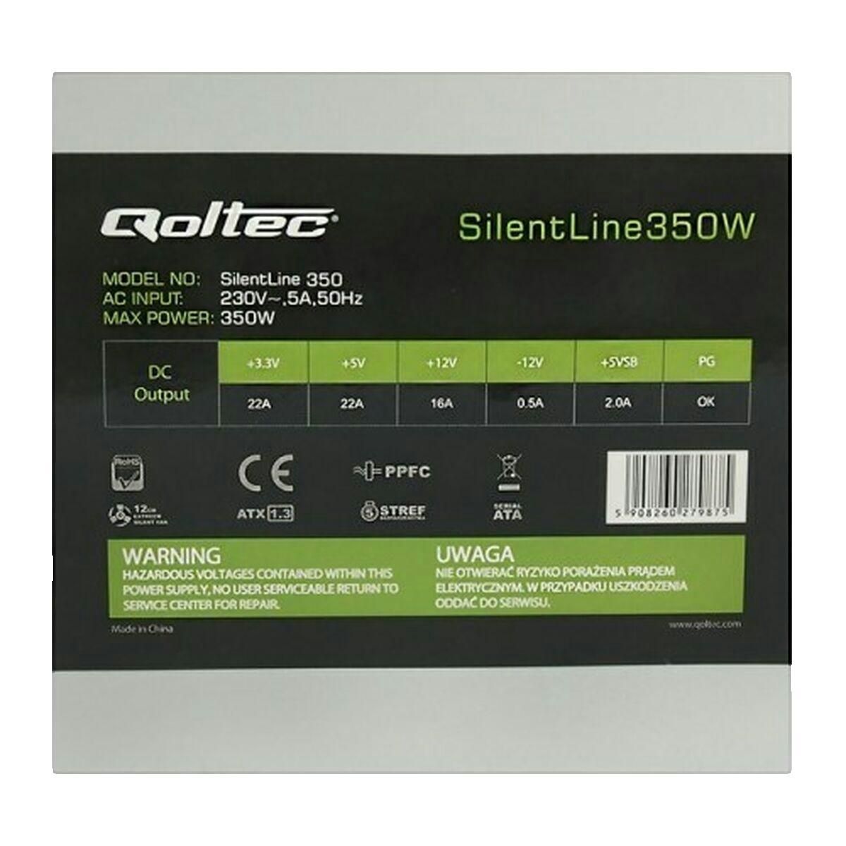 QOLTEC Alimentation Qoltec ATX 350W BULK 350W