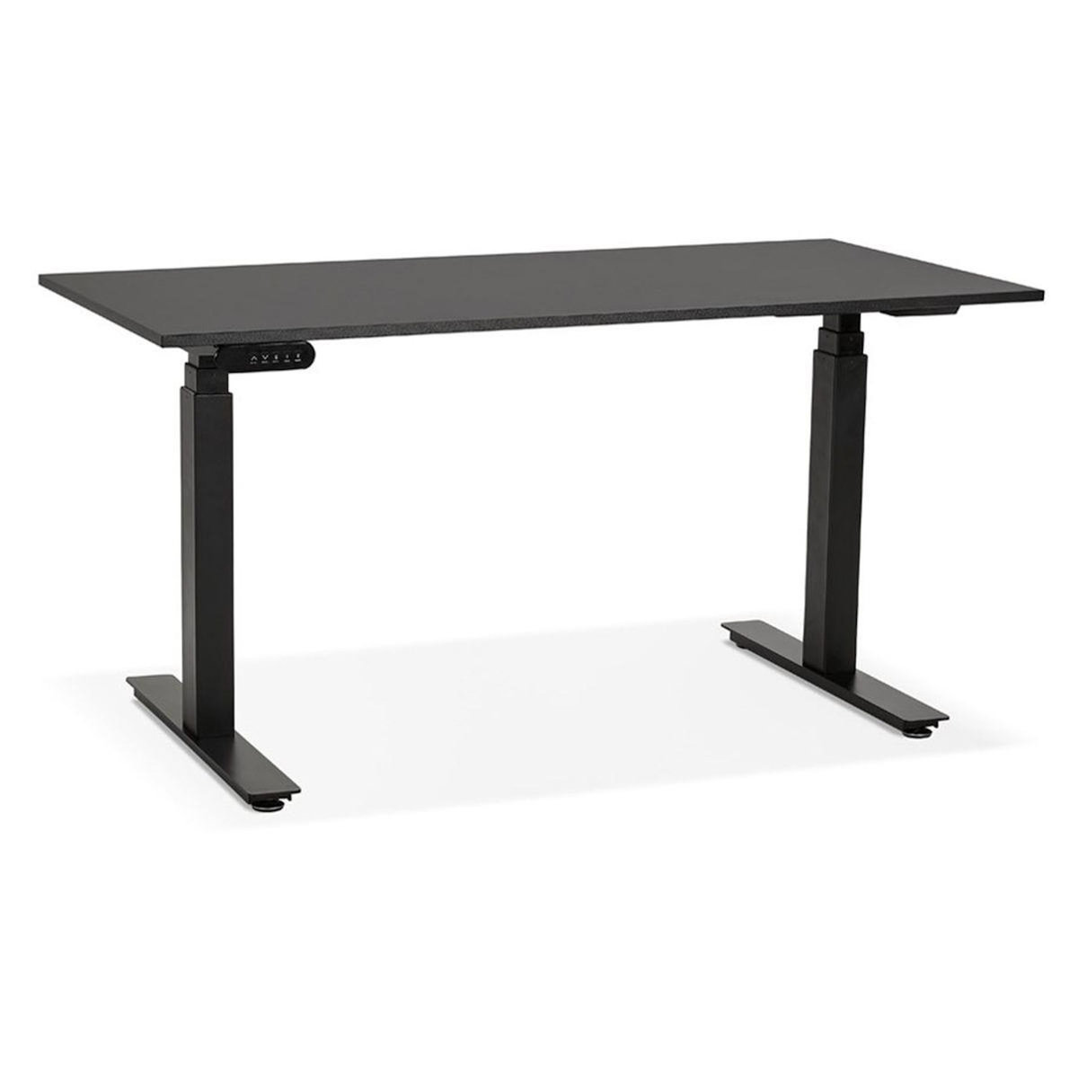 Paris Prix Bureau Design Réglable  Électrique  140cm Noir
