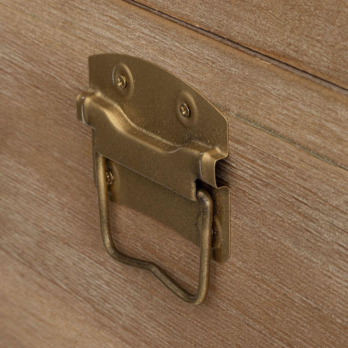 ATMOSPHERA Lot de 3 Malles Déco  Jiling  58cm Naturel