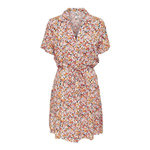 JACQUELINE DE YONG Robe Blanche/Orange à fleurs Femme JDY Starr. Coloris disponibles : Orange