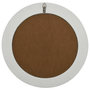 Voir la diapositive 4 : VIDAXL Miroir mural style baroque 50 cm Blanc