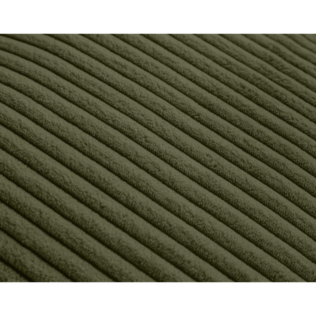 LISA DESIGN Garance - module d'assise 3 places avec accoudoir gauche - en velours côtelé