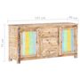 Voir la diapositive 6 : VIDAXL Buffet 151x40x75 cm Bois d'acacia brut